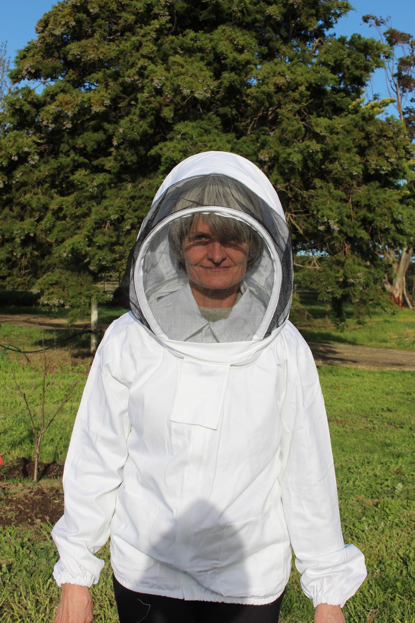 Cotton Beekeeping Jacket With Hooded Veil